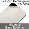 FoW Small Base Self Adhesive Magnet 25 count