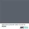 AK Real Colors - Medium Gunship Grey FS 36118 10ml