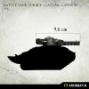 Battle Tank Turret: Gatling Cannon