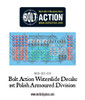 1st Polish Armoured Division - Decal Sheet - 28mm