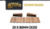 Econo Bases 20x80mm (x40)
