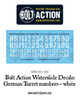 German Turret Numbers - Decal Sheet - 28mm