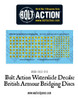 British Armour Bridging discs - Decal Sheet - 28mm