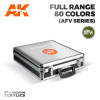 AK Interactive 3rd Gen Acrylics Briefcase - 80 Colors Full AFV Range