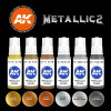 Metallics Acrylic Paint Set - 3rd Gen Acrylics