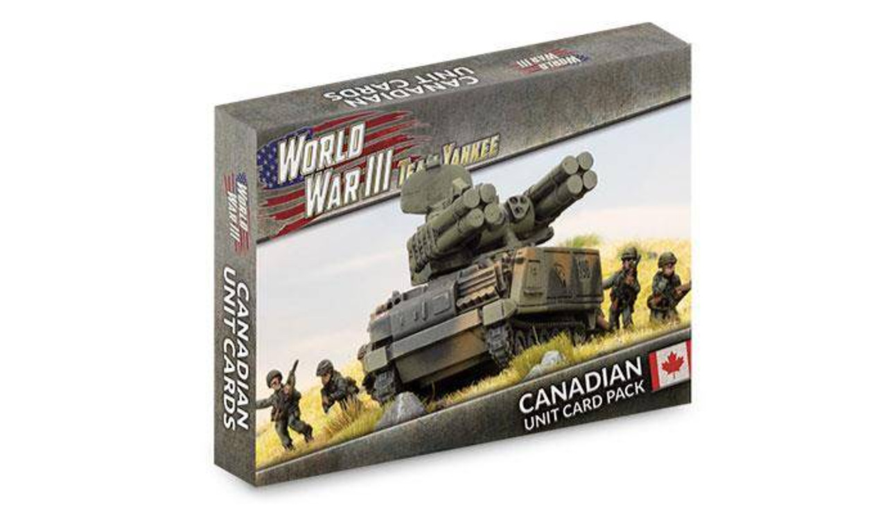 Canadian Unit Card Pack (34x Cards) - WW3-09C
