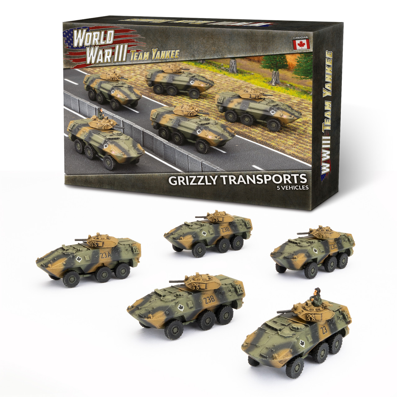 Canadian: Grizzly Transport Platoon (x4)