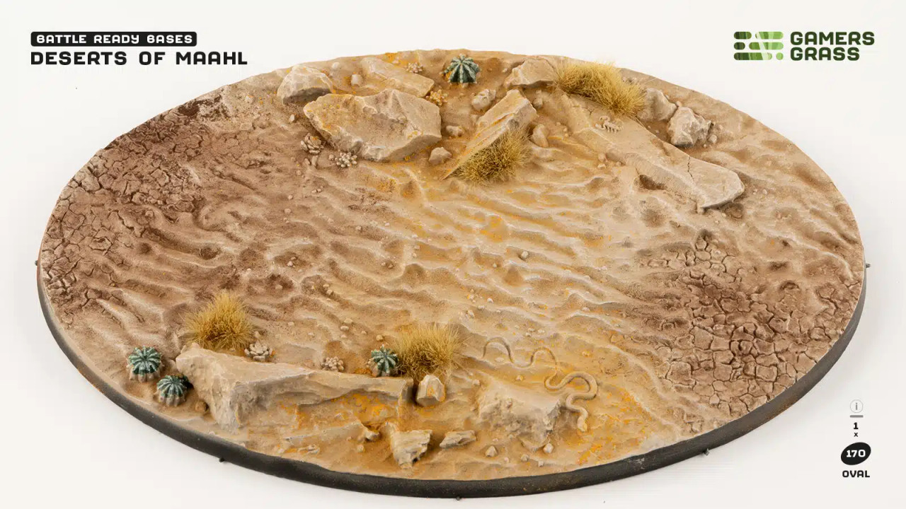 Deserts of Maahl Bases, Oval 170mm (x1)