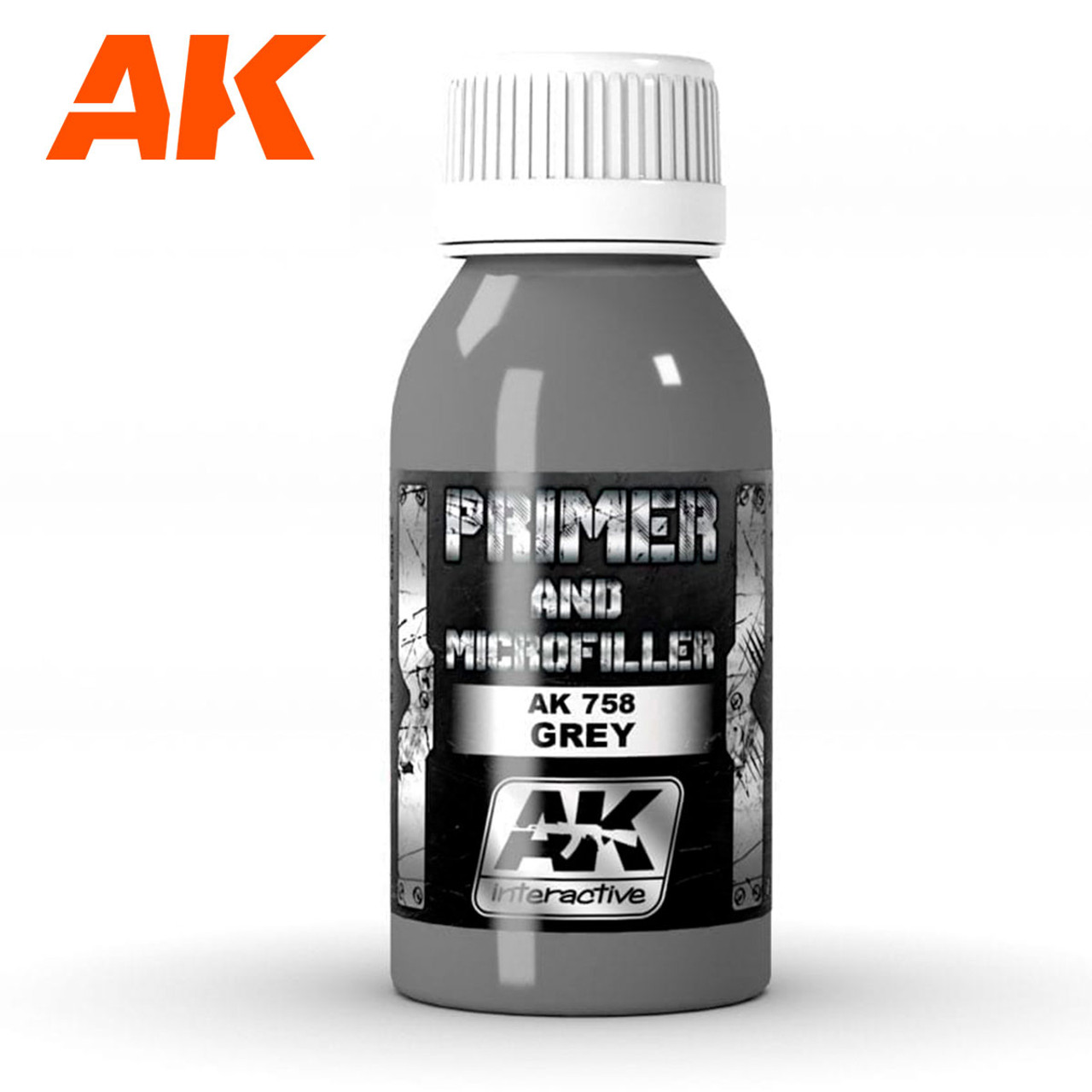 AK Interactive Gray Primer and Microfiller 100ml