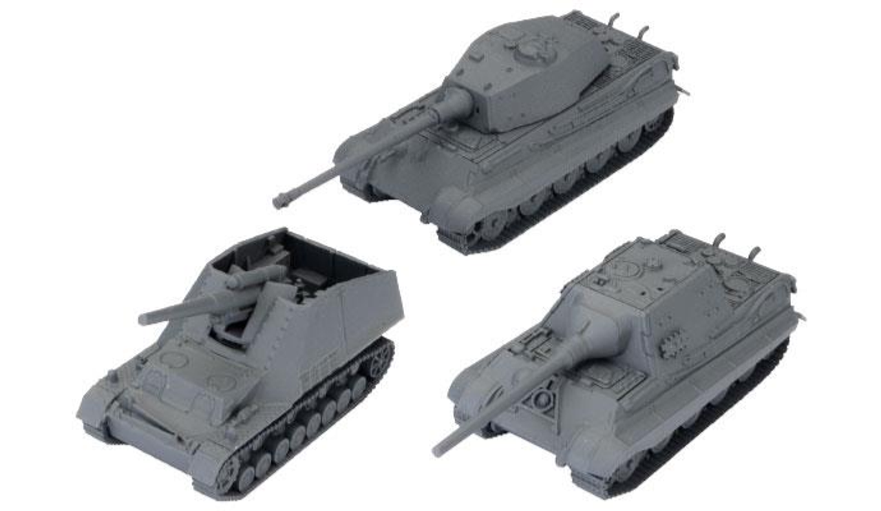 German Tank Platoon | Tiger II - Hummel - Jagdtiger | - WOT74