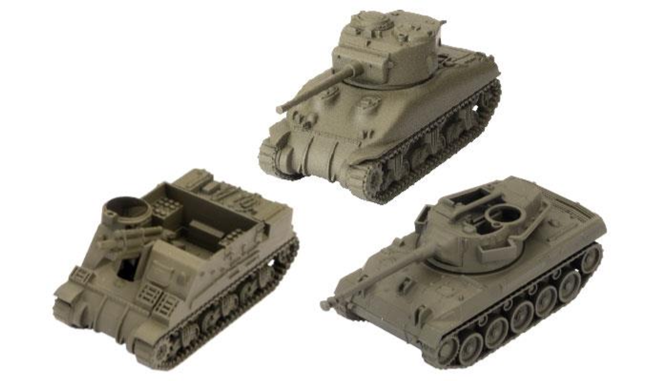 USA Tank Platoon | M4A1 Sherman76mm - M7 Priest - M18 Hellcat | - WOT75