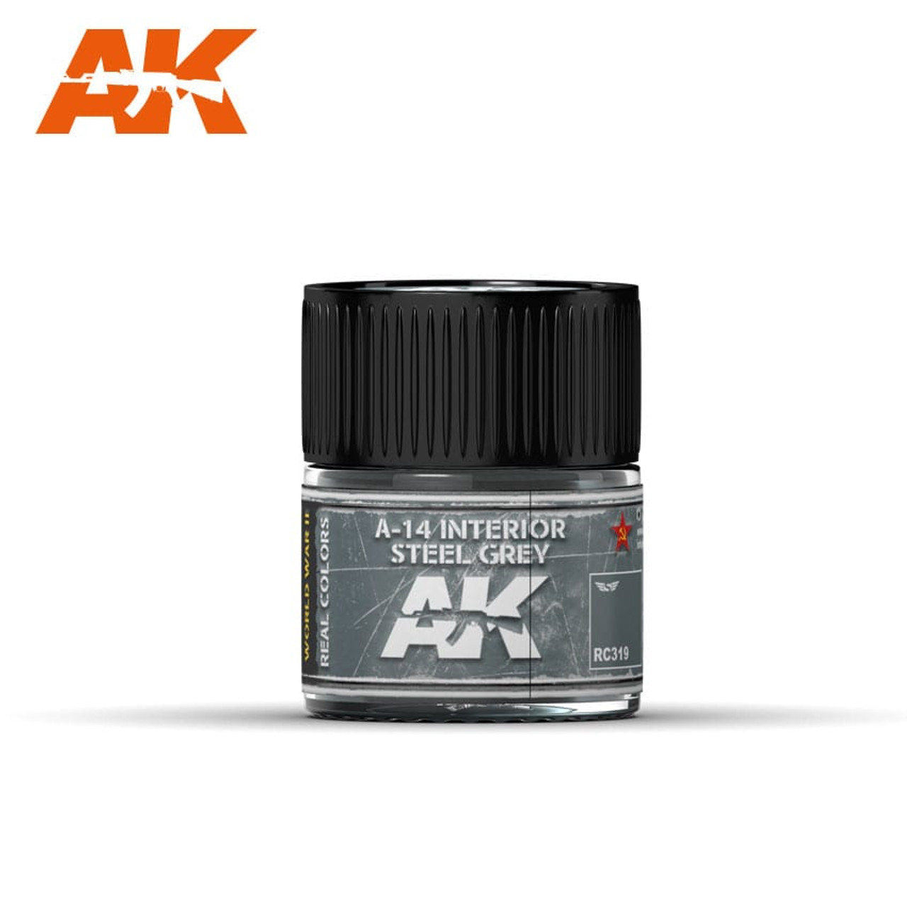 AK Real Colors - A-14 Interior Steel Grey 10ml