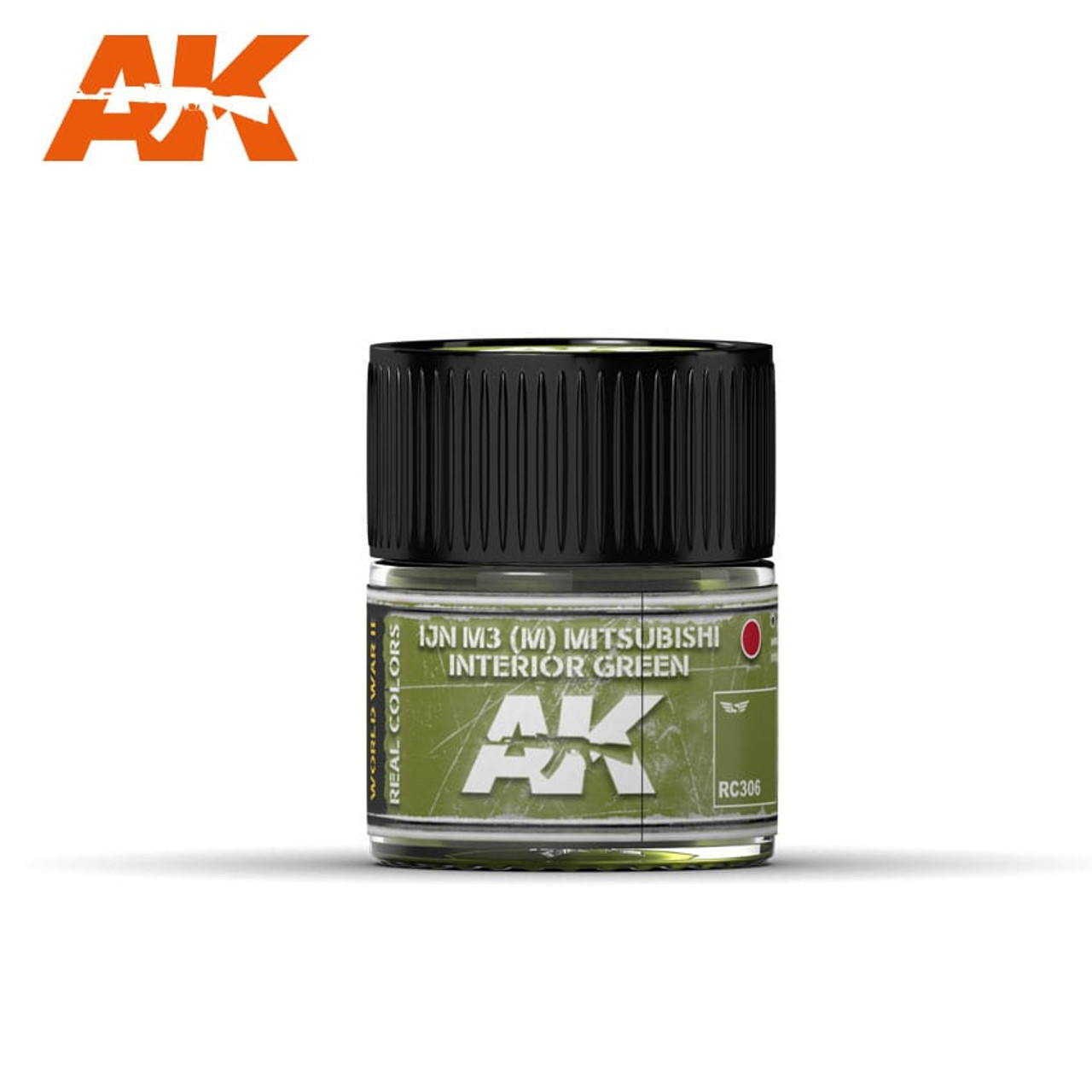 AK Real Colors - IJN M3 (M) MITSUBISHI Interior Green 10ml