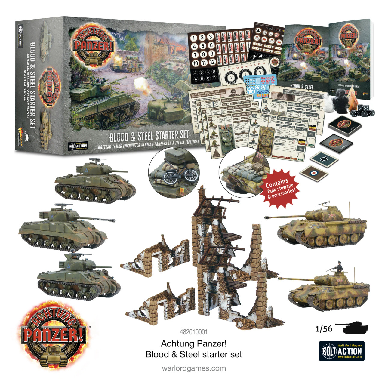 Achtung Panzer! Blood & Steel Starter Set - Kick-Ass Mail Order