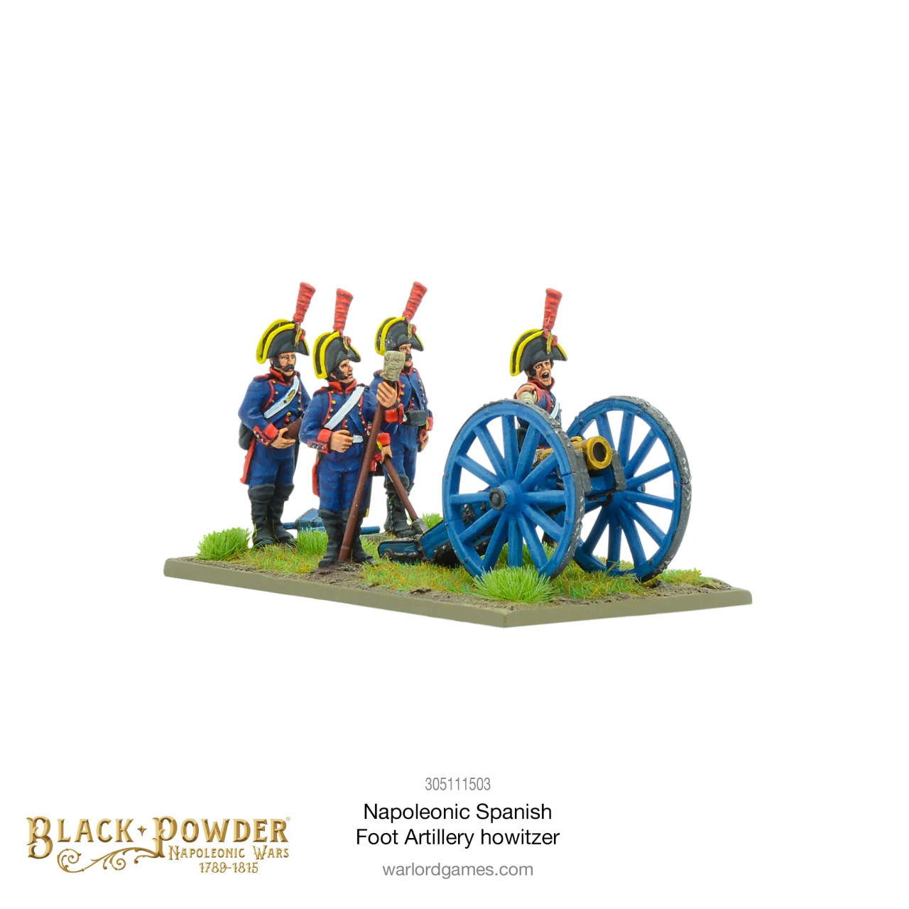 Napoleonic Spanish Foot Artillery Howitzer