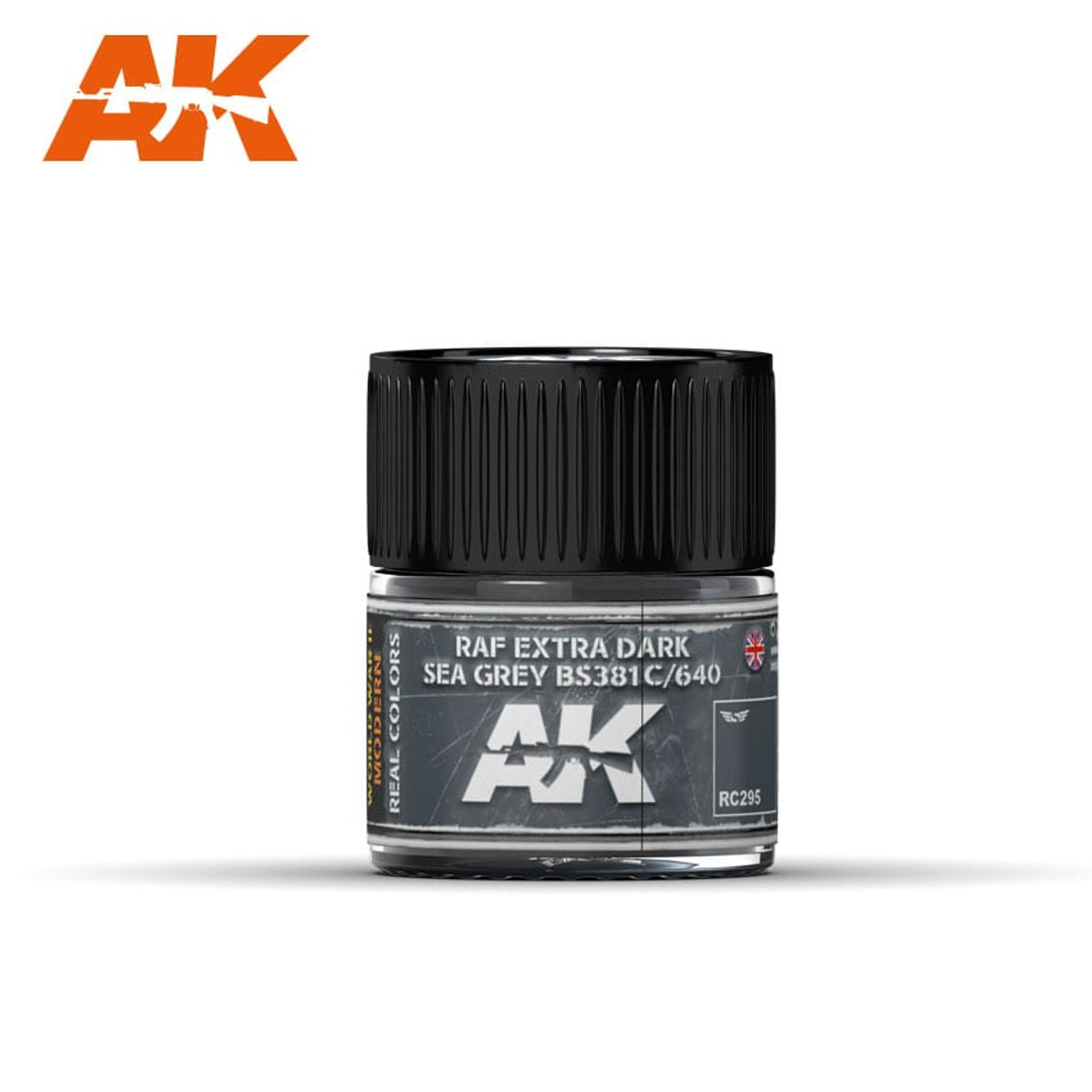 AK Real Color - RAF Extra Dark Sea Grey BS381C/640 - 10ml