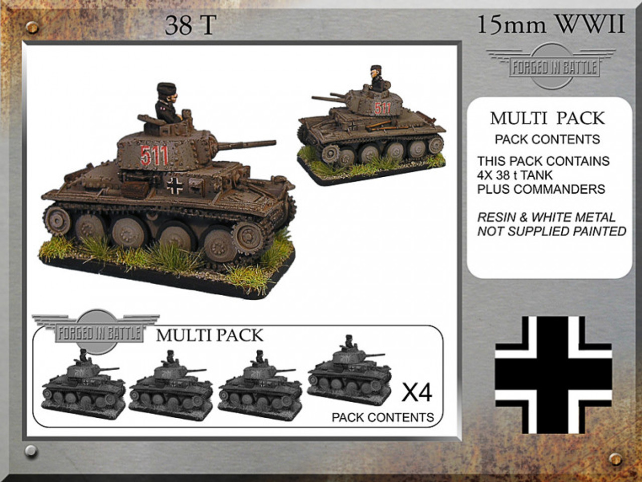 P-16 Pz38t (4 tanks)