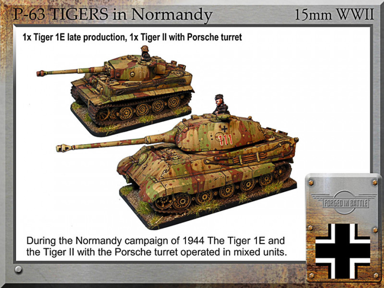 P-63 Tigers in Normandy (2 tanks)