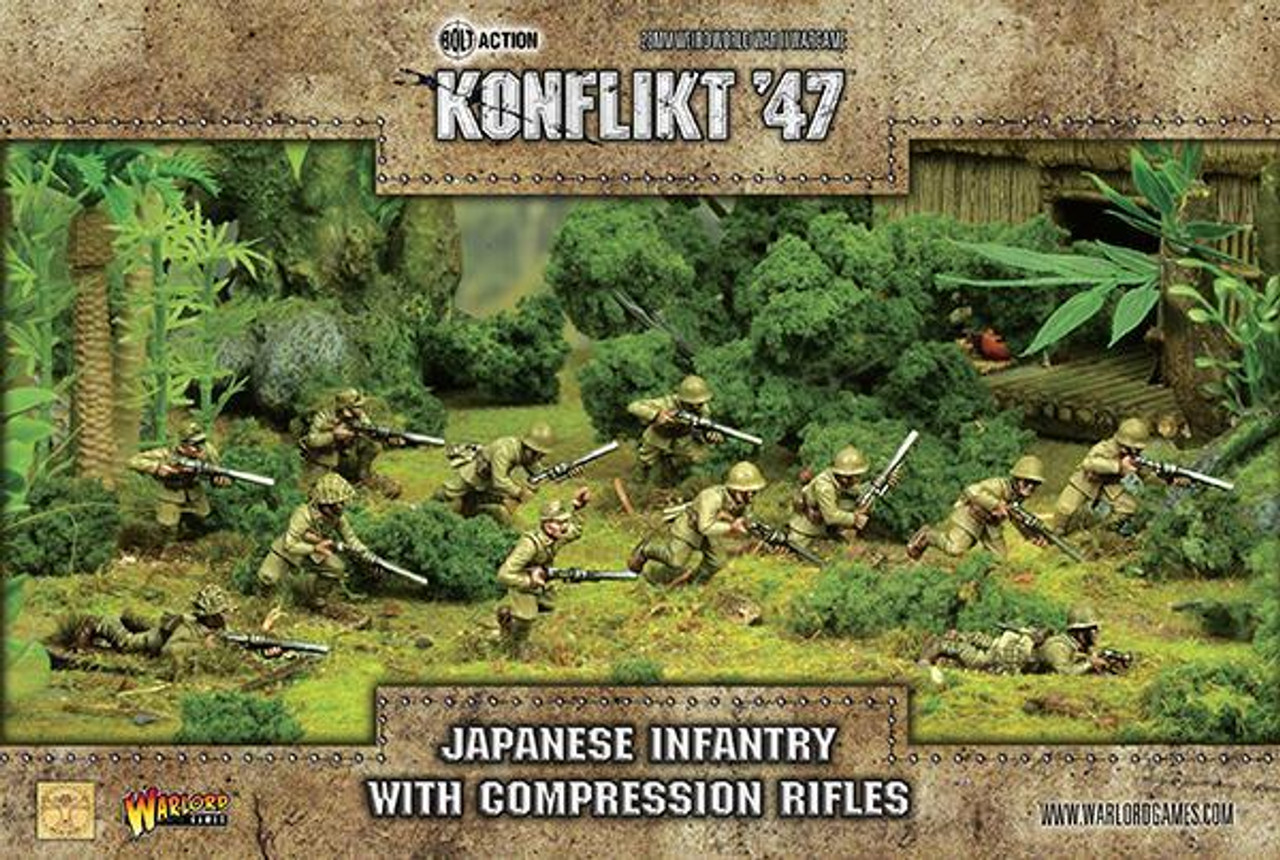  Japanese Infantry With Compression Rifles