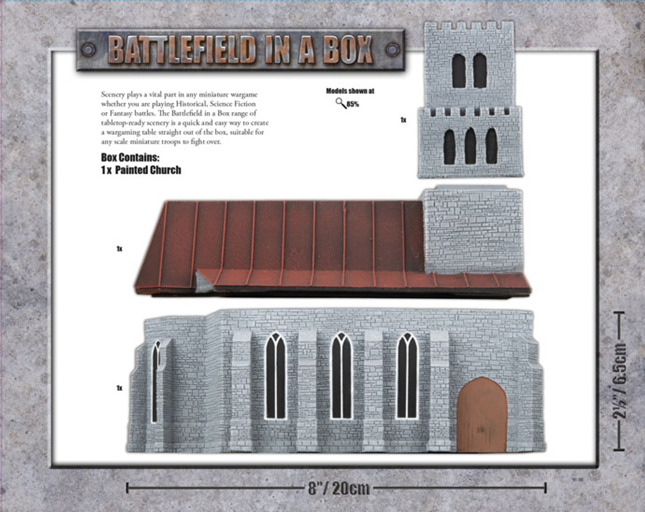 Caen Church: Alternate Paint Scheme (Limited Edition)