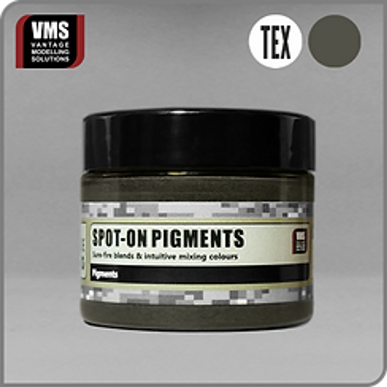 VMS Spot-On Pigments - No. 08 Black Earth TEXTURED