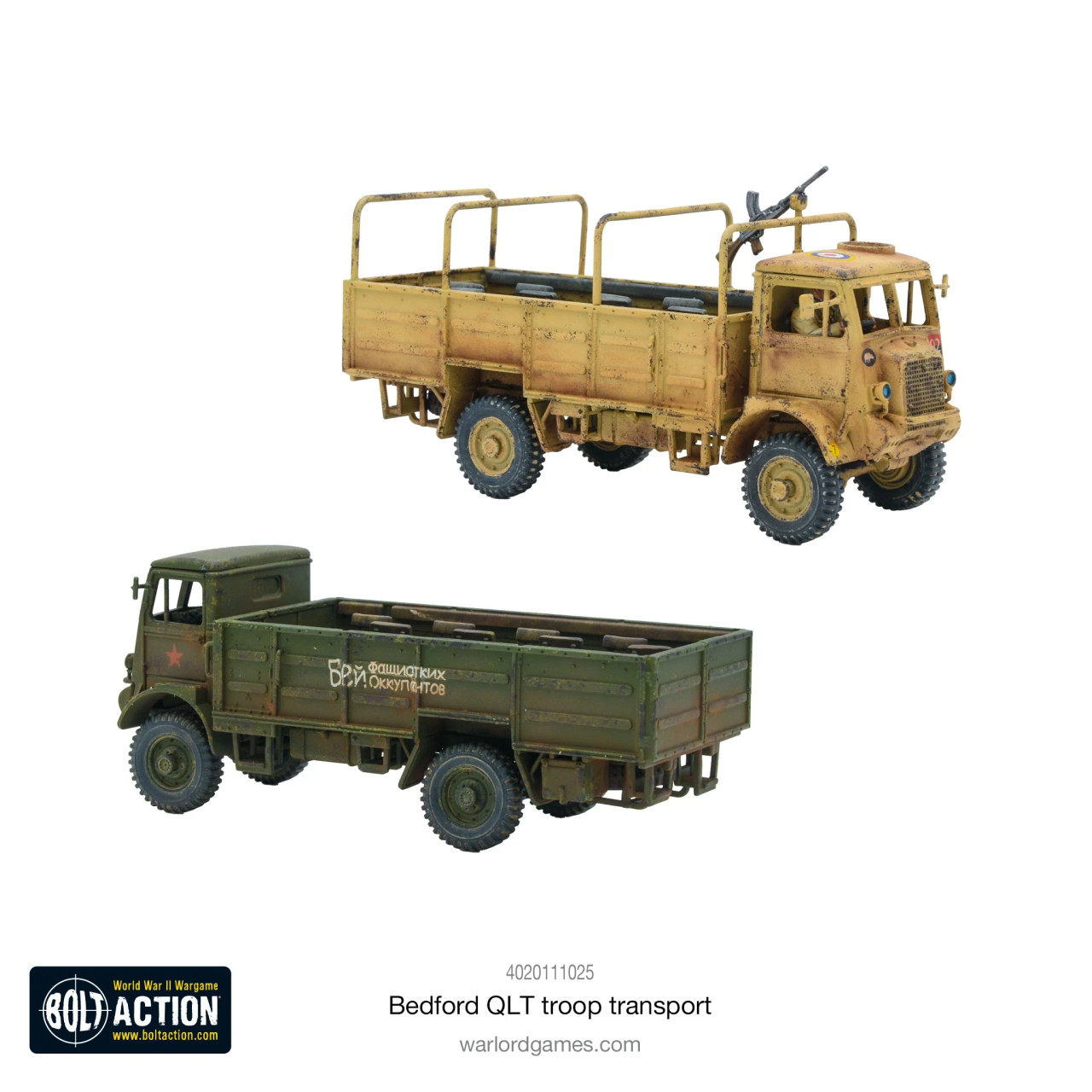 Bedford QLT Troop Carrier Royal Navy 1944 CC60301 - 1/50 Corgi