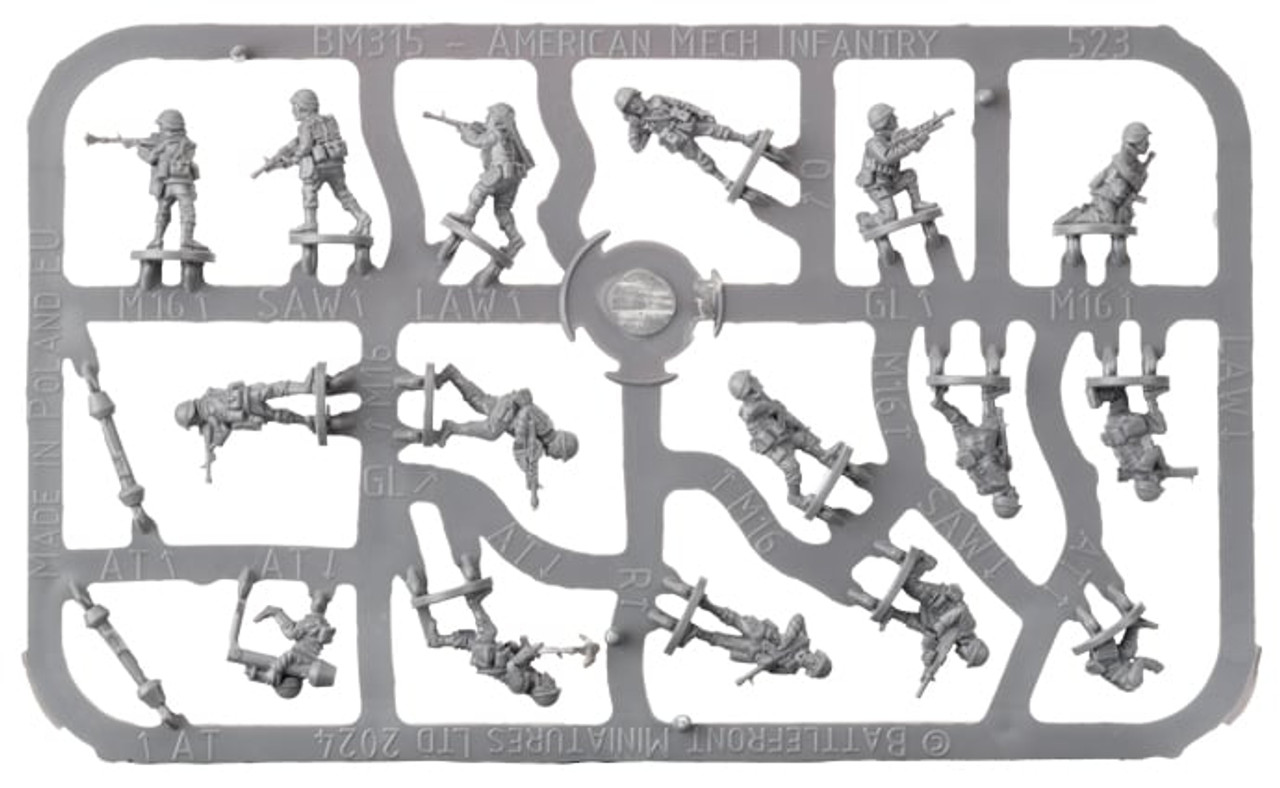 American: Mech Platoon (x30 figs plastic)