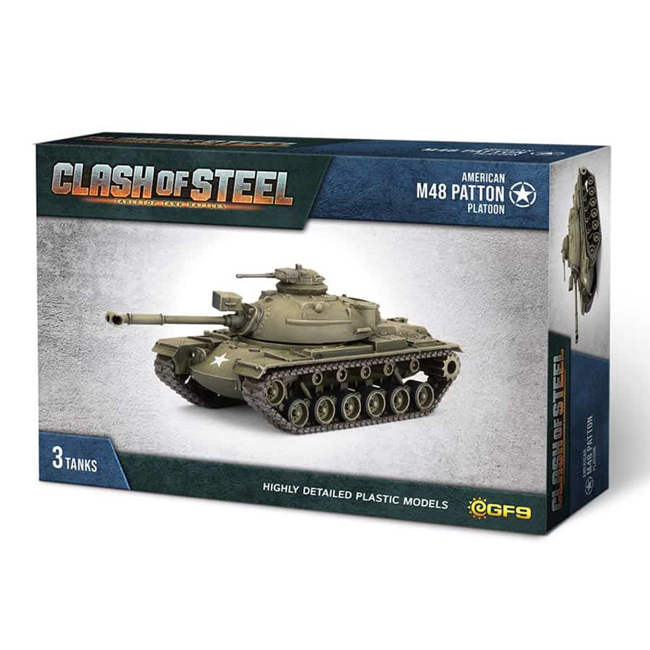M48 Medium Tank Platoon (x3 Plastic)
