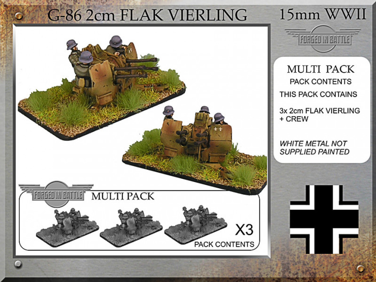 G-86 2cm Vierling x 3