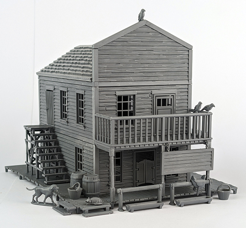 Dead Man's Hand - Aces & Eights Saloon (Two Storey Plastic