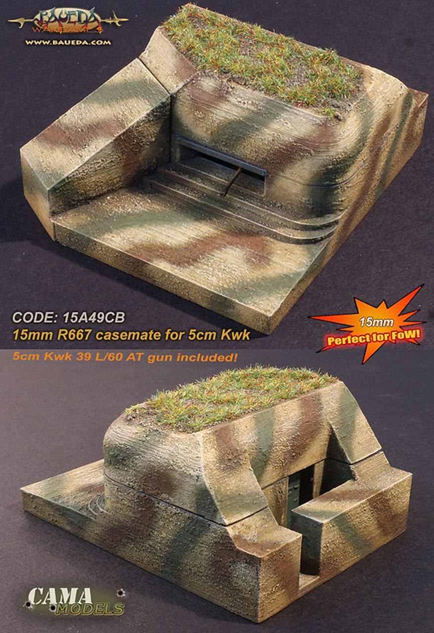 15mm R667 casemate for 5cm Kwk