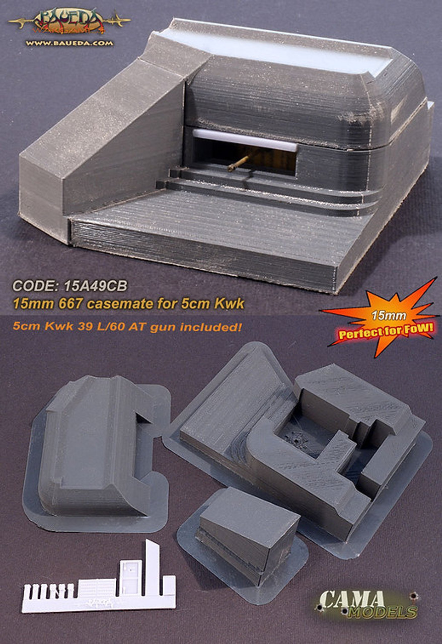 15mm R667 casemate for 5cm Kwk