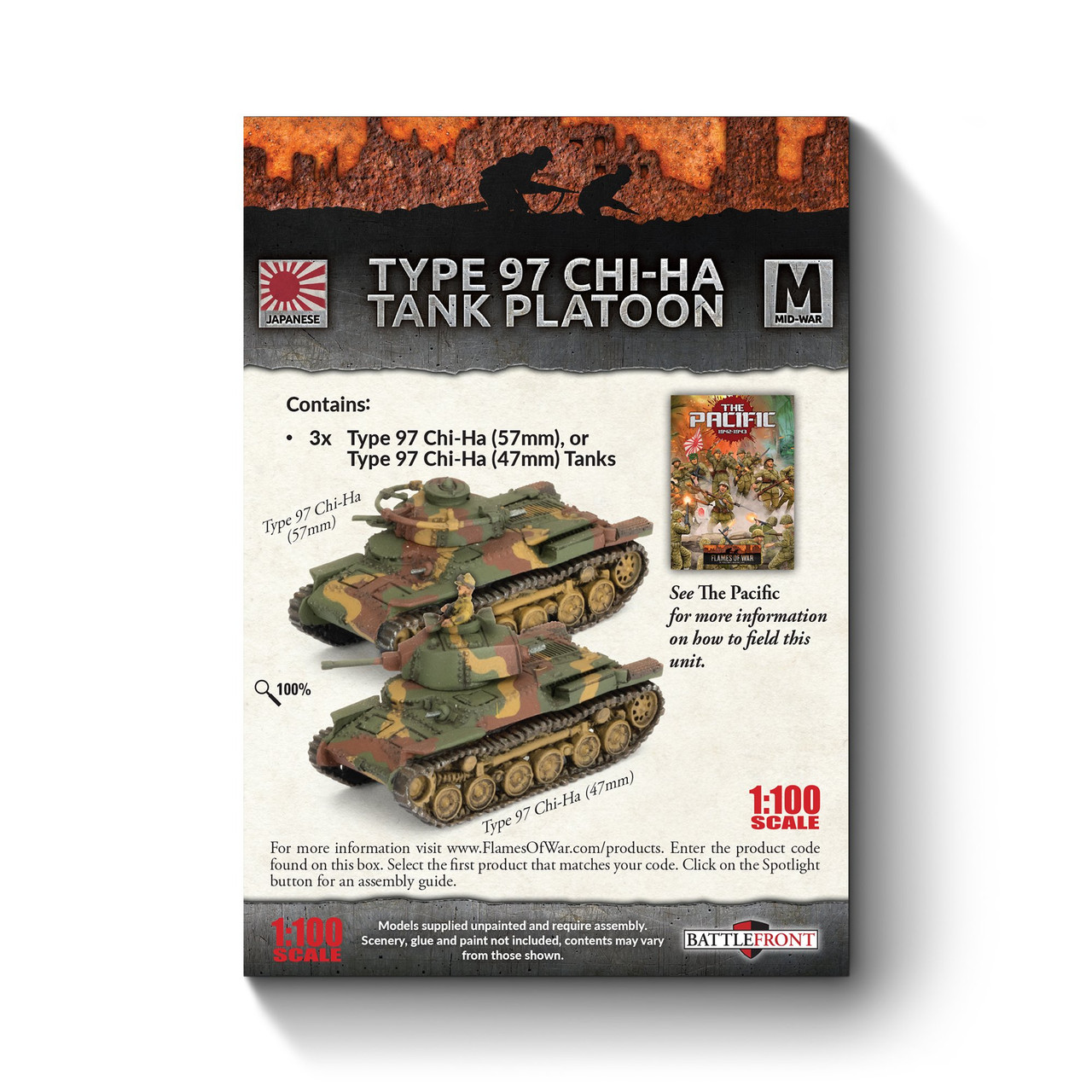 Type 97 Chi-Ha Tank Platoon - Kick-Ass Mail Order
