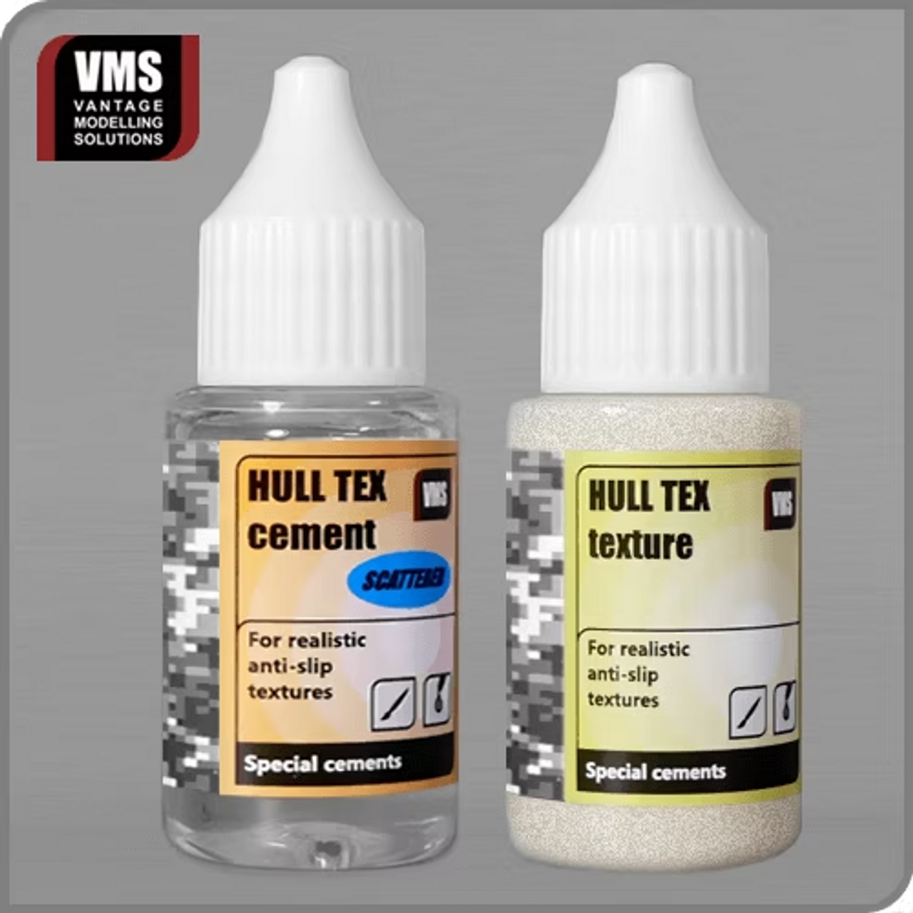 VMS Hull Tex Scattered (For Brush) 2x20 ml bundle