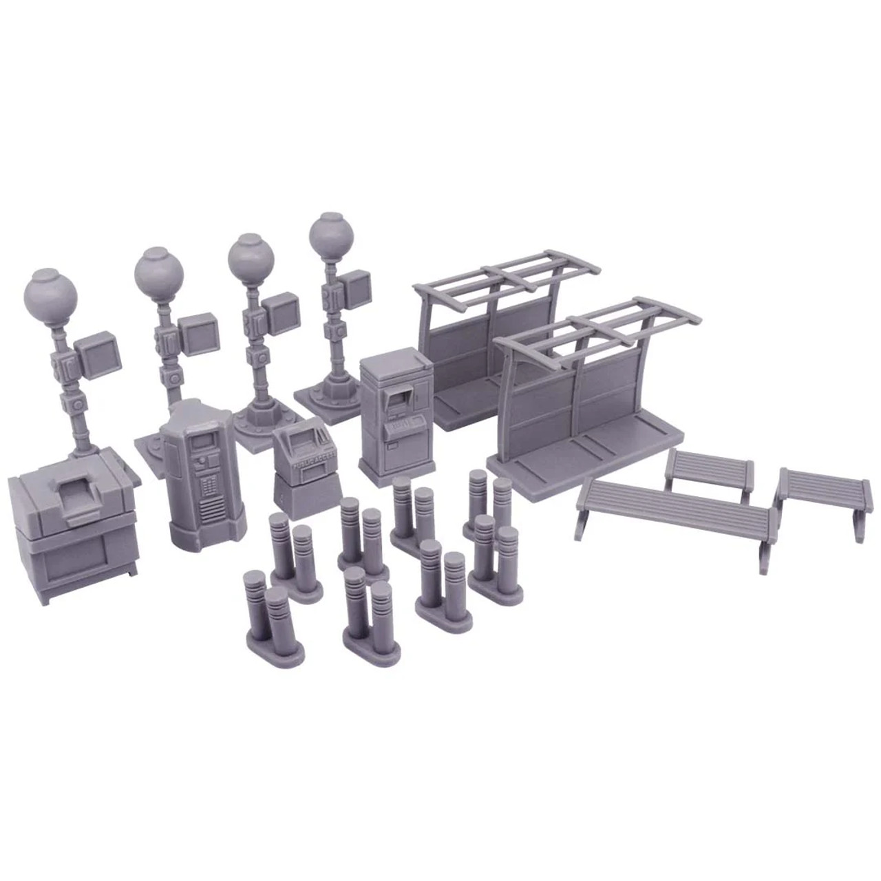 City Streets Scenery Set