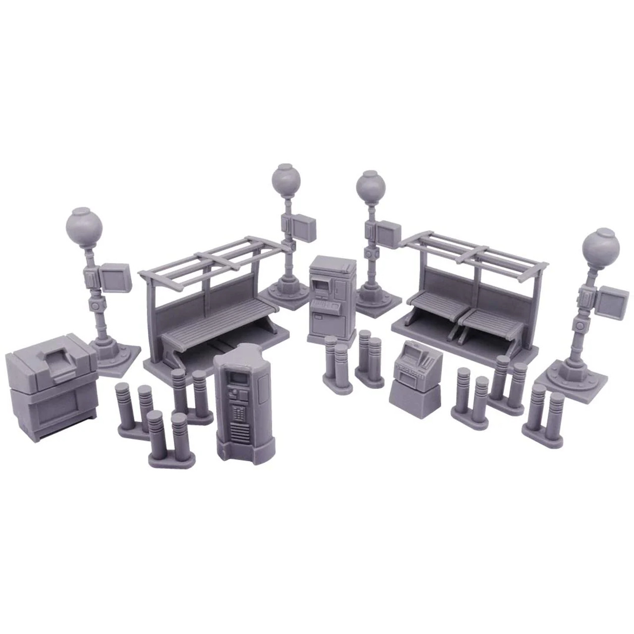 City Streets Scenery Set