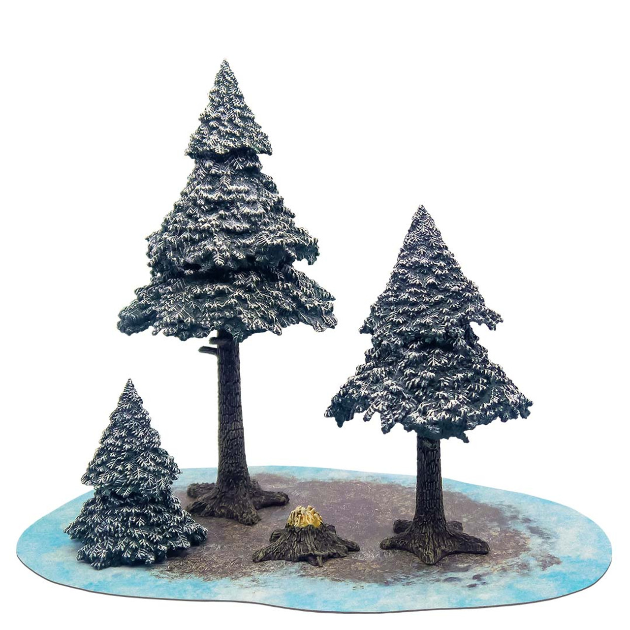 Snowy Pine Forest (Pre-Painted)