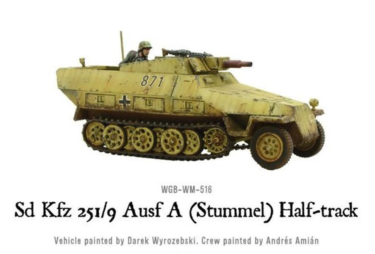 Sd.Kfz 251/9 Ausf D (Stummel) half-track