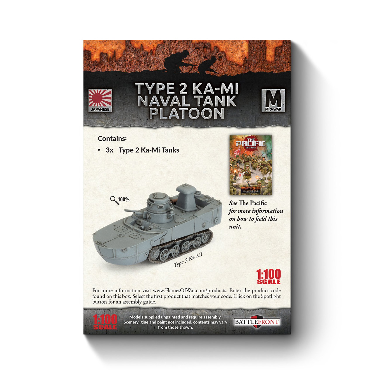 Type 2 Ka-Mi Naval Tank Platoon (x3)