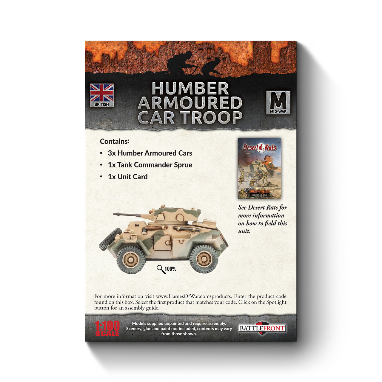 British Humber Armoured Car Troop
