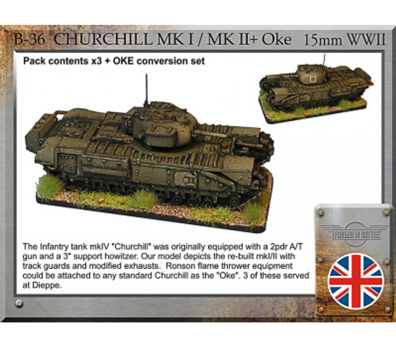 Churchill mkI/mkII +Oke (3) - B-36