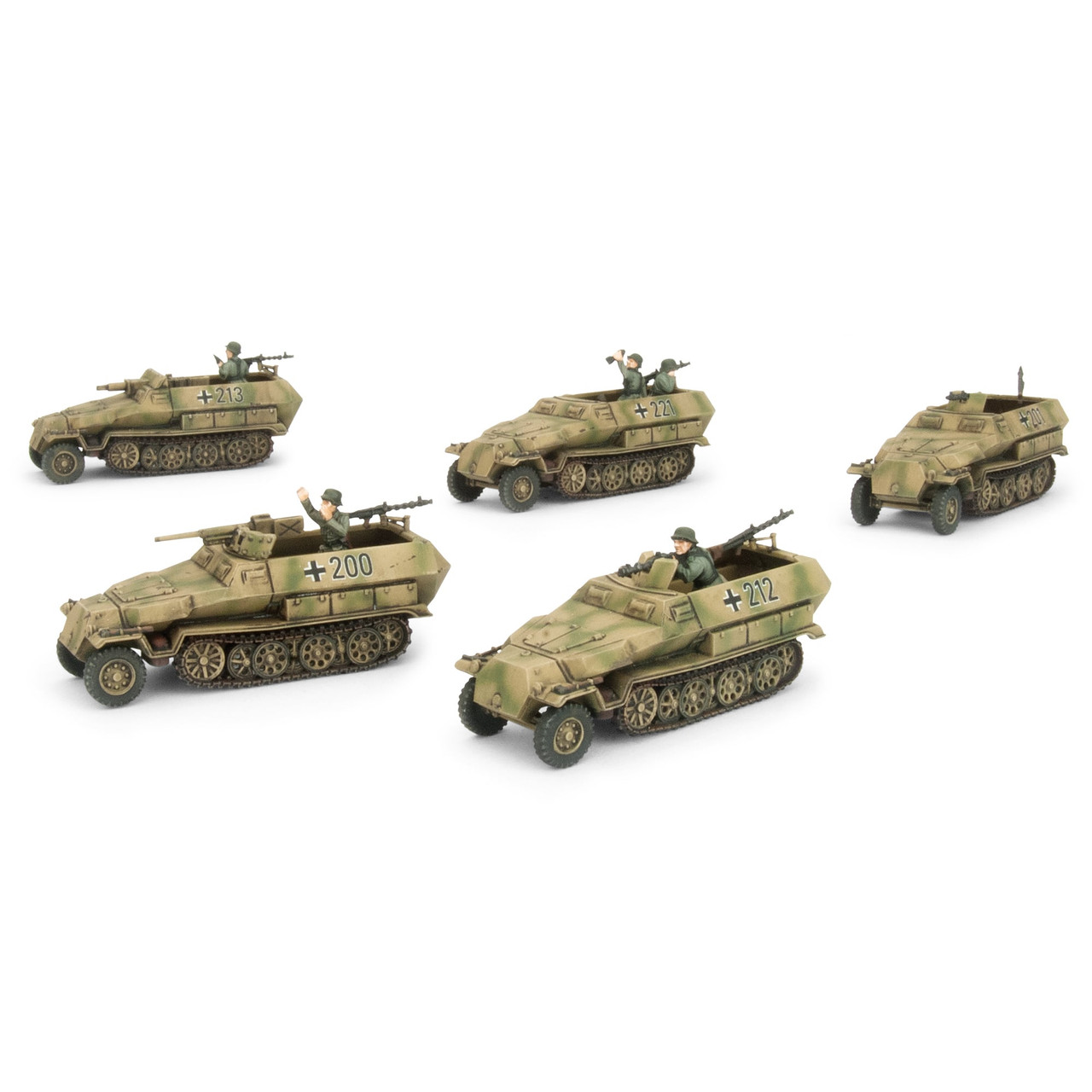 Sd Kfz 251 Half-Tracks (Plastic)