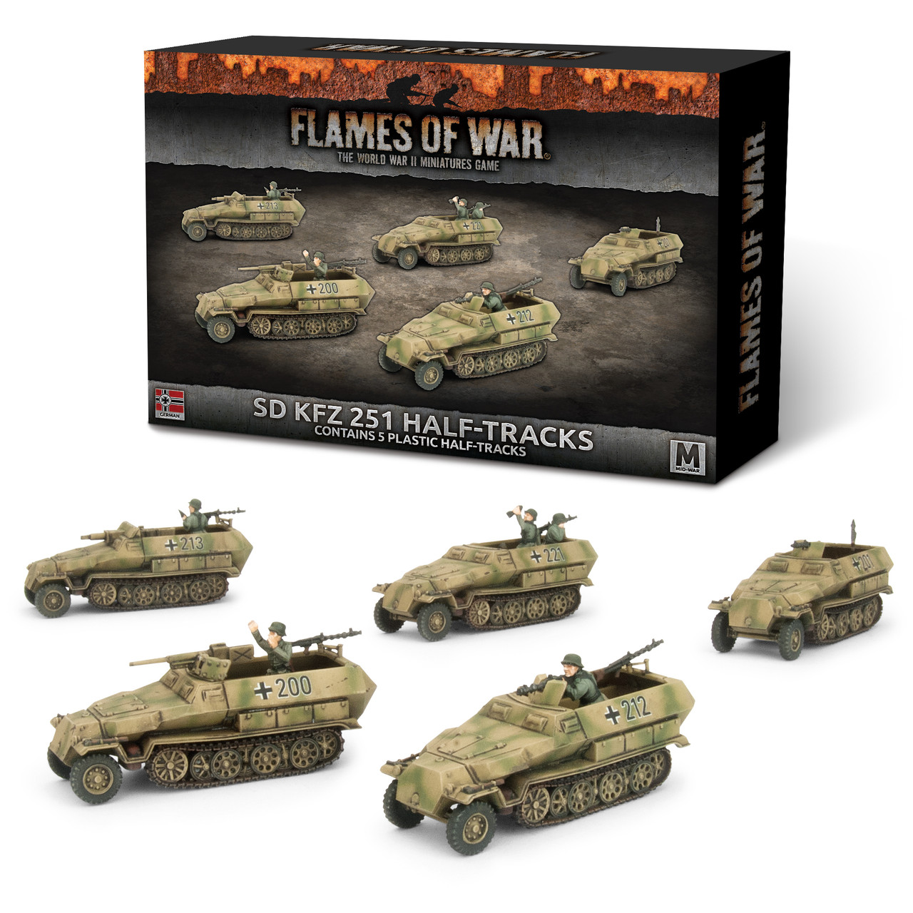 Sd Kfz 251 Half-Tracks (Plastic)