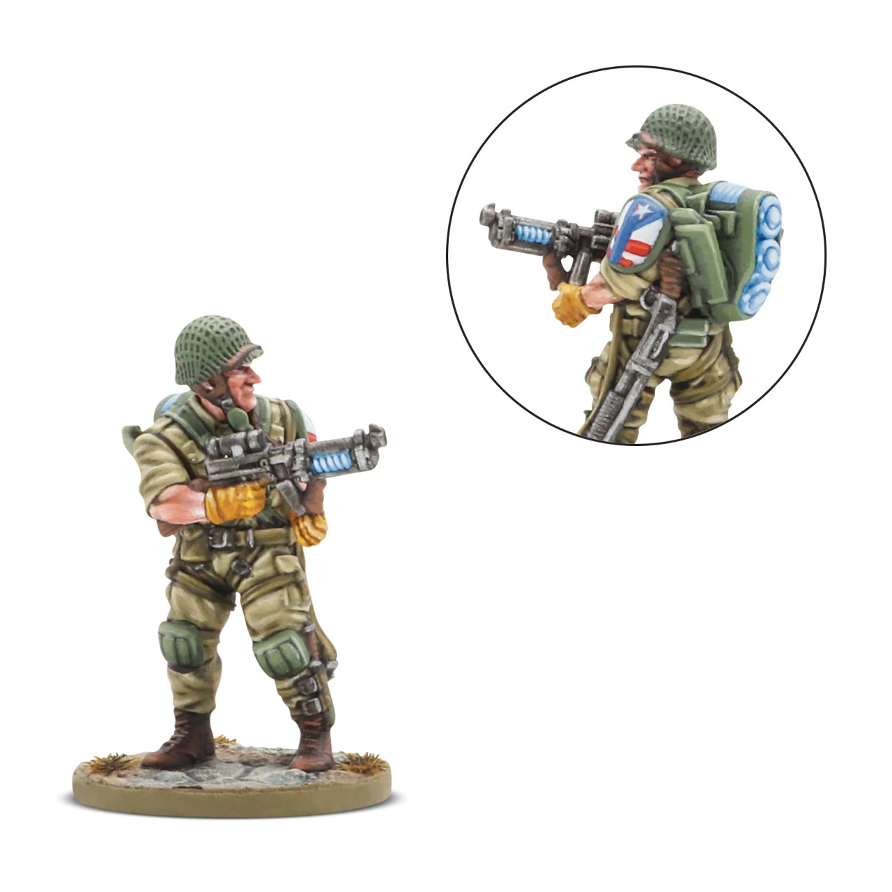 Konflikt '47 Rulebook with US special miniature