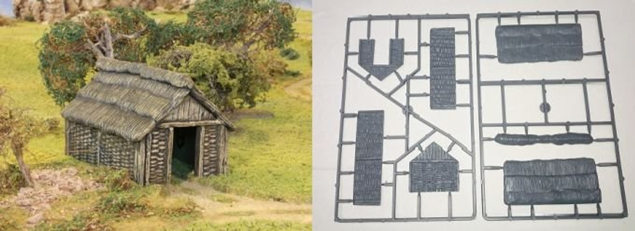 Wattle/Timber Outbuilding 28mm - RNTimbout
