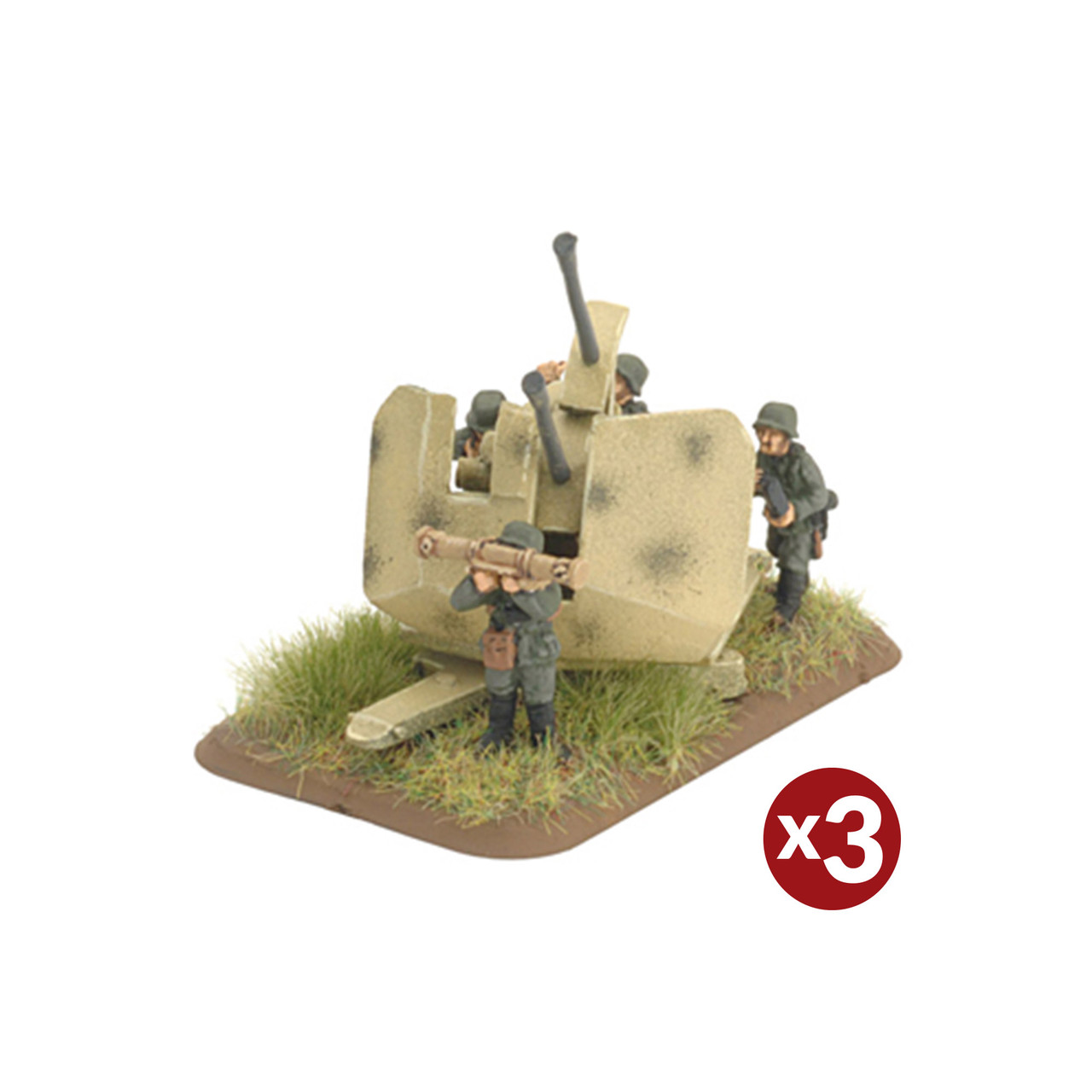 German Twin 3.7cm AA Gun