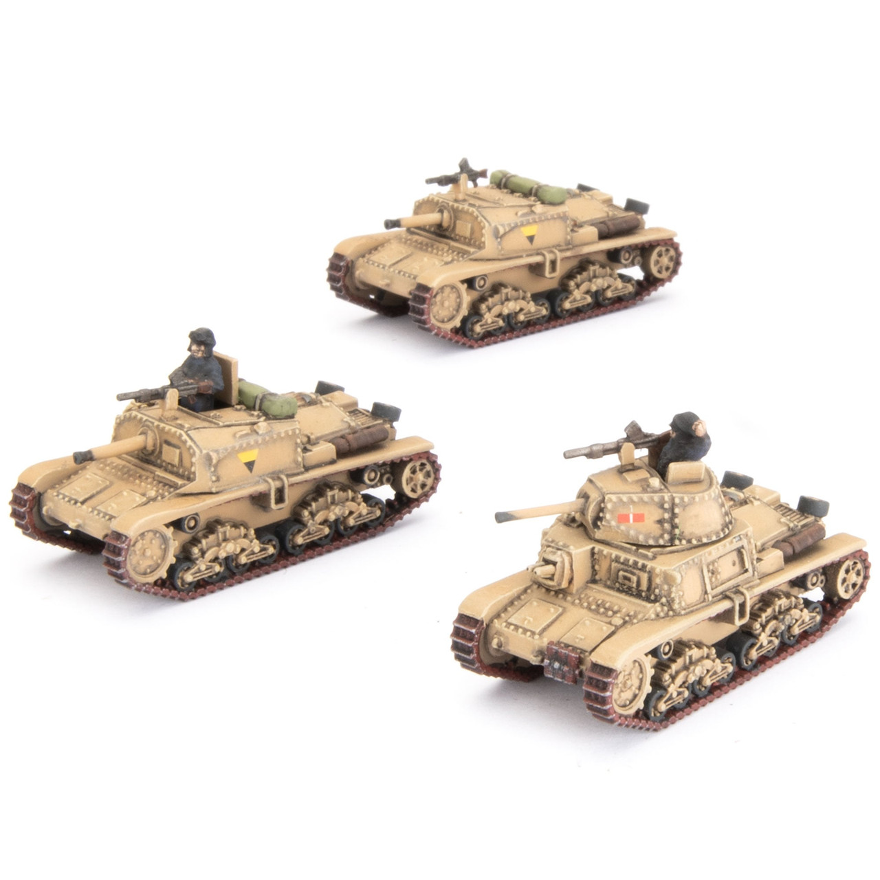 Italian M14/41 or Semovente Tank Platoon - IBX14