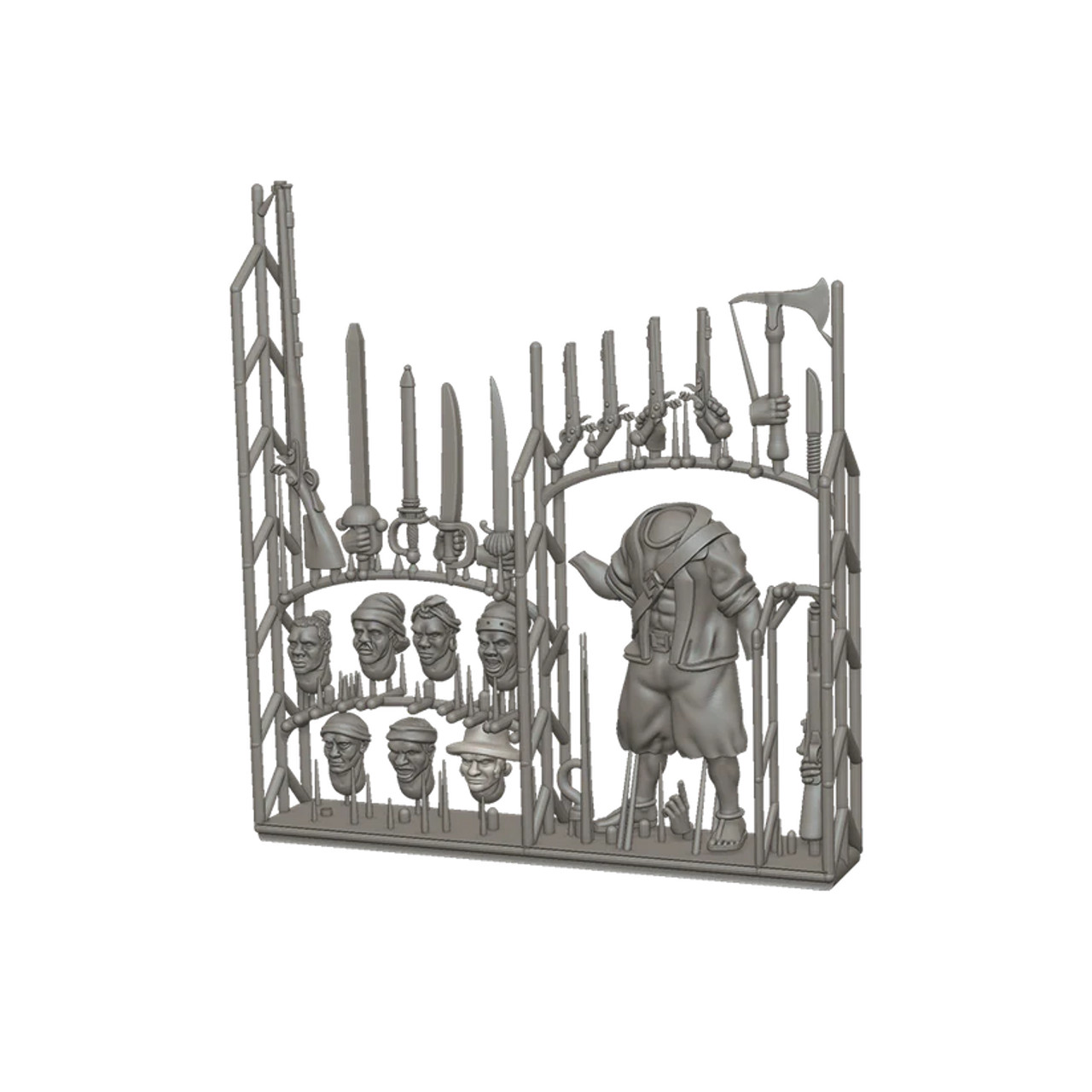 Port Royal Customizable Maroon Character Sprue - FGDPR0007