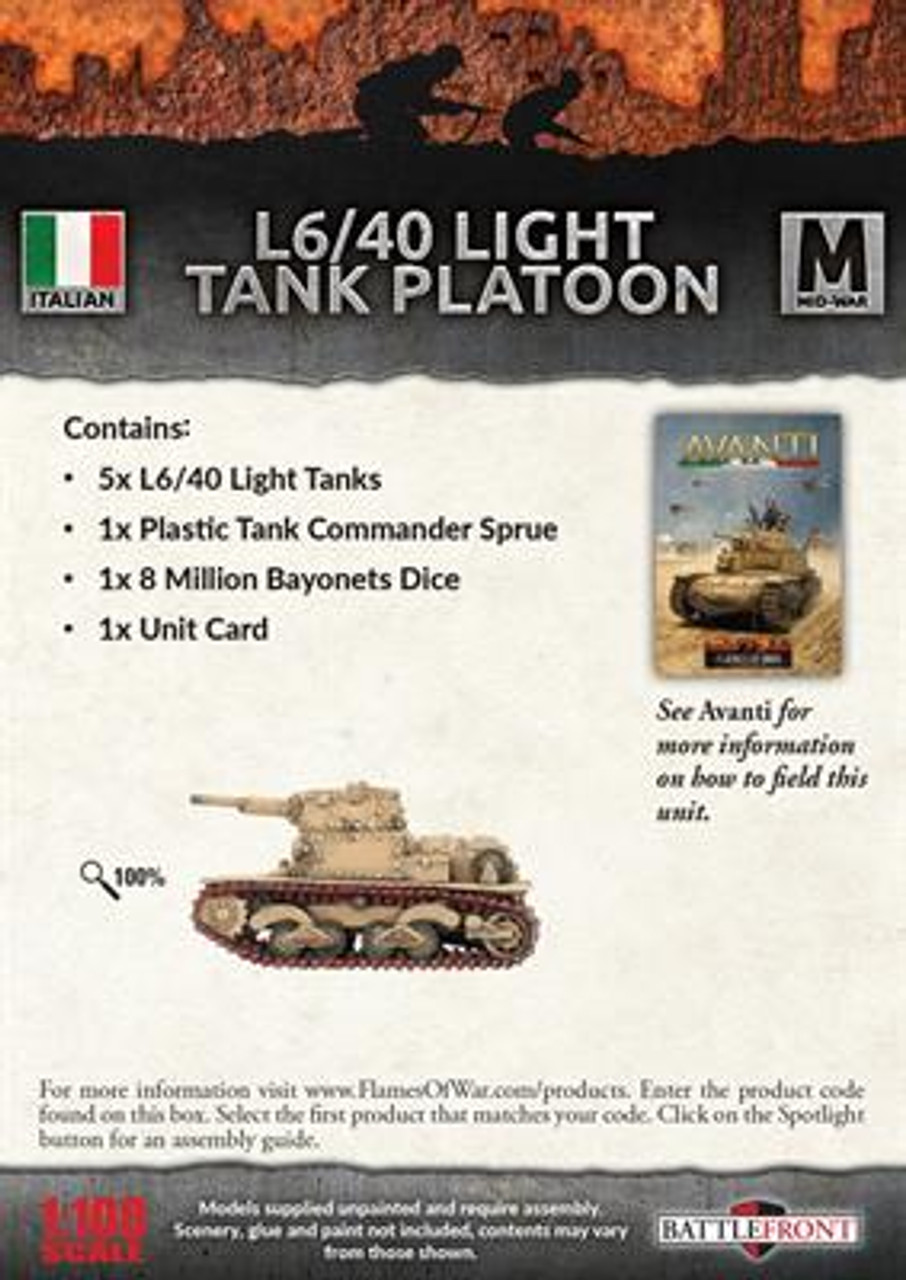 Italina Light Tank Platoon - IBX17