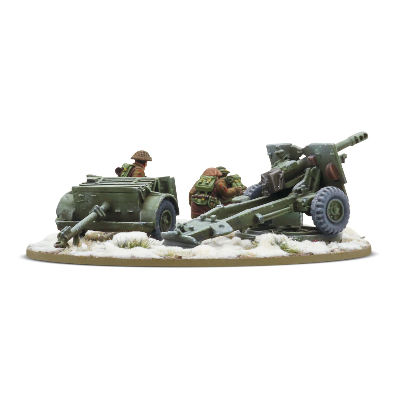 25-Pdr Light Howitzer with British Infantry (Winter) Crew - 403201001